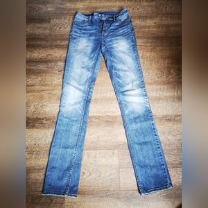 Long Tall Sally high wasted skinny jeans surf wash size 27w34L